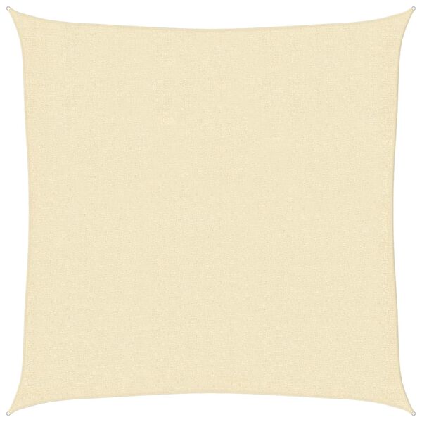 vidaXL saulessargs, 160 g/m², krēmkrāsas, 2,5x2,5 m, HDPE