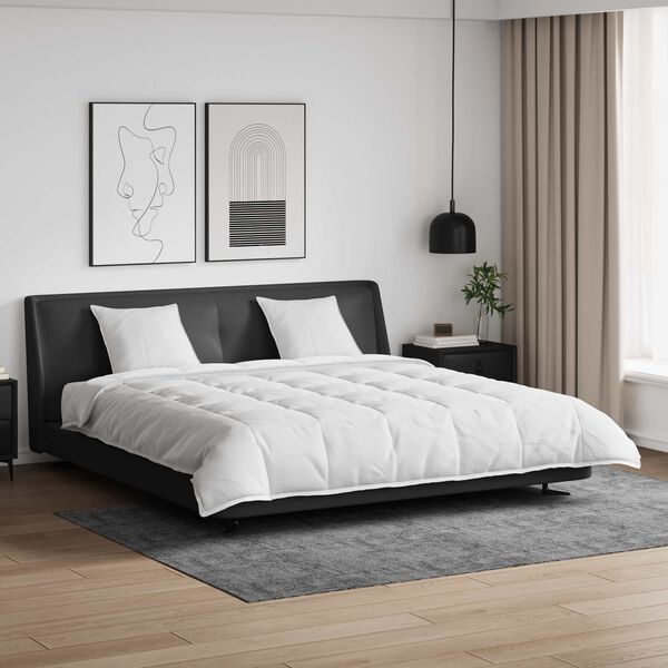 vidaXL Segas komplekts ar spilvenu 3 pcs Balts Dūnu spalva