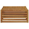 vidaXL Āra gals dīvāns Dabiska 115 x 83 x 73 cm Cietā akācijas koks