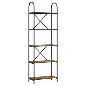 vidaXL Grāmatu plaukts 5 līmeņi 60 x 30 x 183 cm Inženierijas koks