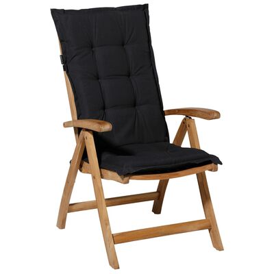 Madison atzveltnes krēsla spilvens Panama, melns, 123x50 cm