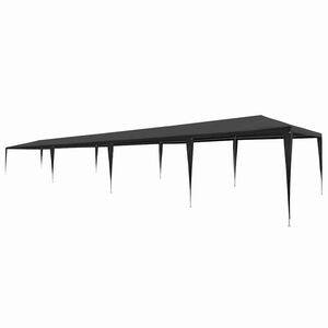 vidaXL svinību telts, antracītpelēka, PE, 3x12 m