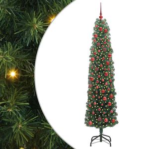vidaXL Mākslīgā Ziemassvētku eglīte su 300 LED ar statīvu Zaļa 180 cm