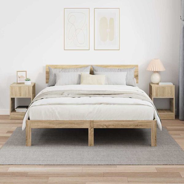 vidaXL Papildu galdiņ&scaron; 2 pcs Sonoma ozols 30,5 x 30 x 45 cm