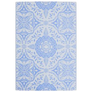 vidaXL āra paklājs, 140x200 cm, ARAKIL zilgans PP