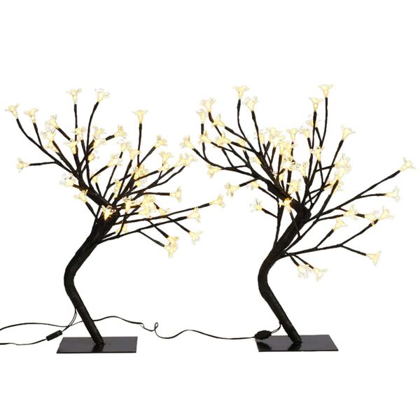 vidaXL Brīvdienu rotājumi Silti balts