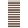 vidaXL zebras žalūzijas, brūnas, 100x200 cm, audums, platums 95,9 cm, poliesters