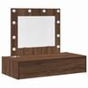 vidaXL Dressing galds Brūna 83 x 40 x 70 cm Inženierijas koks