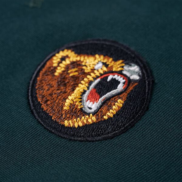 Bērnu džemperis, sūnu zaļ&scaron;, 140