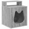 vidaXL Kaķu māja Pelēks Sonoma 42,5 x 40 x 53,5 cm Inženierijas koks