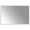 vidaXL LED vannas spogulis Caurspīdīgs 60 x 40 cm rūdīts stikls