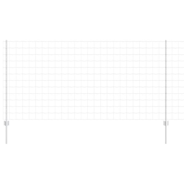 vidaXL Žogs ar stabu Sudraba 1,2 x 10 m Tērauds