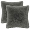 vidaXL Spilvenu pārvalks 2 pcs HEERLEN Gai&scaron;i pelēka 30 x 30 cm