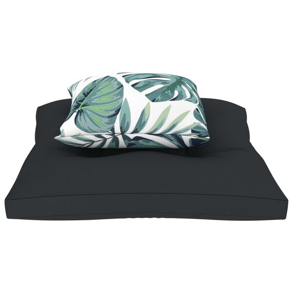 vidaXL pale&scaron;u mēbeļu spilveni, 2 gab., antracītpelēks audums