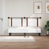 vidaXL Karājo&scaron;s galvgalis Vienkrāsains Balts 170 x 55 x 5 cm Antīks PU