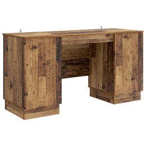vidaXL Galds Vecs koks 142,5 x 50 x 75 cm Inženierijas koks