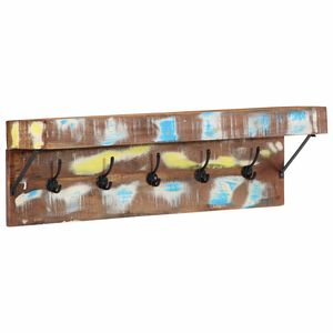 vidaXL Pakaramais Daudzkrāsains 73 x 19 x 23 cm Pārstrādāts masīvkoks
