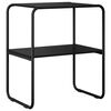 vidaXL Konsoles galds Melns ozols 60 x 42,5 x 70 cm Inženierijas koks