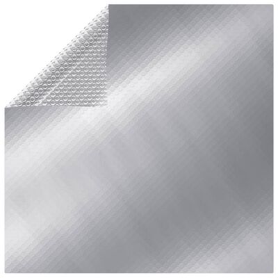 vidaXL baseina pārklājs, 800x500 cm, taisnstūra, PE, sudraba krāsas
