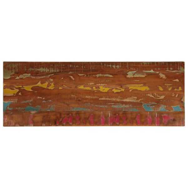 vidaXL galda virsma, 140x60x2,5 cm, taisnstūra, pārstrādāts masīvkoks