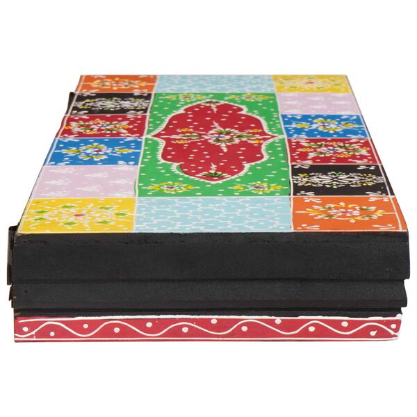 vidaXL Sienas plaukti Daudzkrāsains 60 x 20 x 6 cm Cieta mango koksne