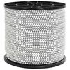 vidaXL Bungee vadi 6 mm Melns un balts PP un gumija