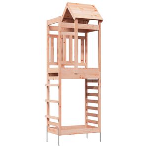 vidaXL Spēļu tornis Brūna 52,5 x 85 x 238 cm Cieta Douglas koksne