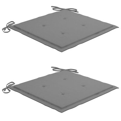 vidaXL 3-daļīgs bistro mēbeļu komplekts ar matračiem, masīvs tīkkoks