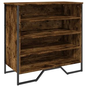 vidaXL apavu plaukts, ozolkoka krāsa, 80x38x78 cm, inženierijas koks