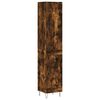 vidaXL augstais skapītis, ozolkoka, 34,5x34x180 cm, inženierijas koks