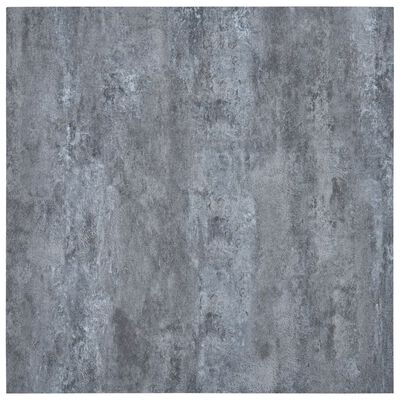 vidaXL grīdas flīzes, pašlīmējošas, 5,11 m², PVC, pelēka marmora krāsa