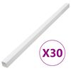vidaXL kabeļu kanāli, 40x25 mm, 30 m, PVC
