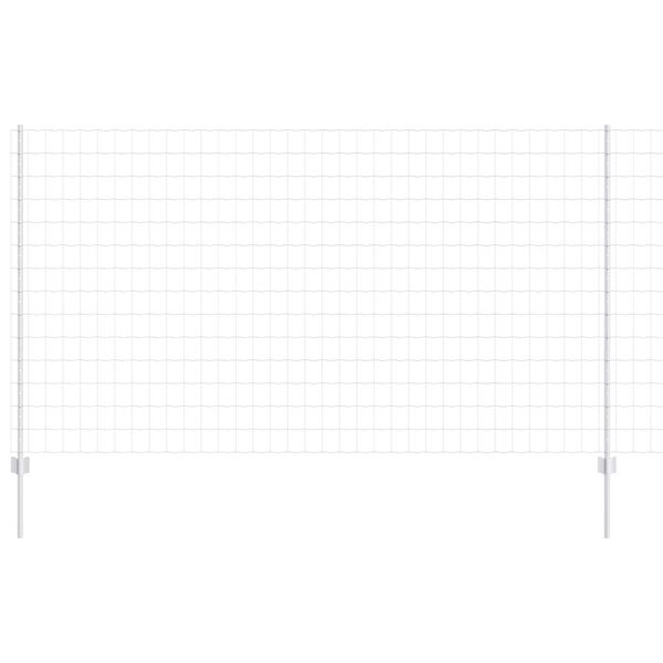 vidaXL Žogs ar stabu Sudraba 1,4 x 10 m Tērauds