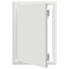 vidaXL Pieejas panelis Balts 33 x 23 x 3 cm Tērauds