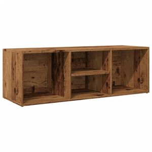 vidaXL apavu uzglabā&scaron;anas sols veca koka 102x35x35cm inženierijas koks
