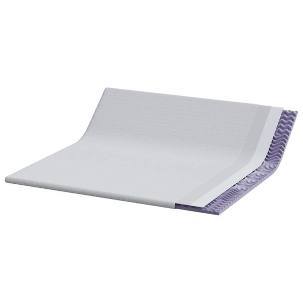 vidaXL Matracis Balts 200 x 200 cm Žakarda audums