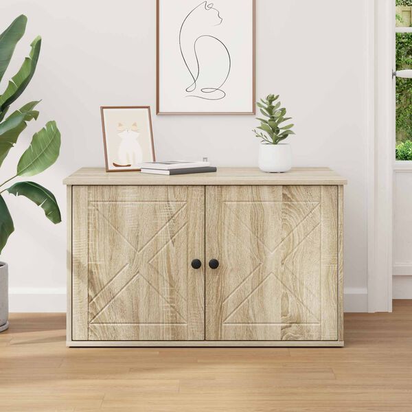 vidaXL Kaķu māja Sonoma 85 x 55 x 50,5 cm Inženierijas koks