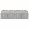 vidaXL Gultas rāmis Pelēks Sonoma 70 x 190 cm Inženierijas koks