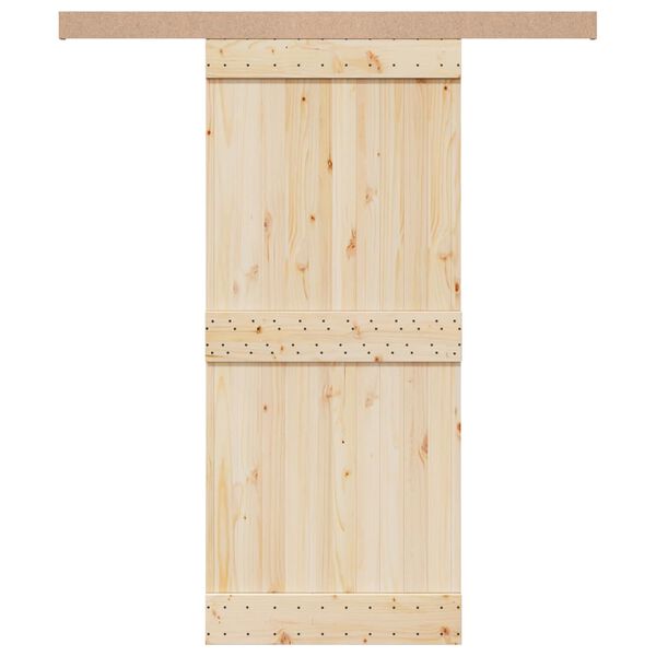 vidaXL bīdāmo durvju sistēma, 183 cm, alumīnija sakausējuma, sudraba