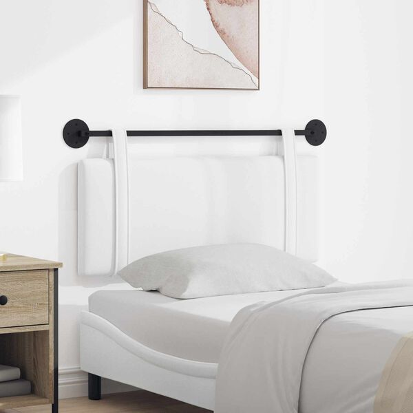 vidaXL Karājo&scaron;s galvgalis Vienkrāsains Balts 110 x 55 x 5 cm audums