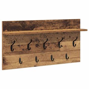 vidaXL Sienas pakaramais Vecs koks 80 x 40 x 12 cm Inženierijas koks