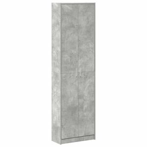 vidaXL Skapis Betona pelēks 55 x 25 x 189 cm