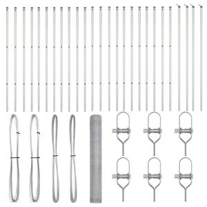 vidaXL Žoga āķis Sudraba