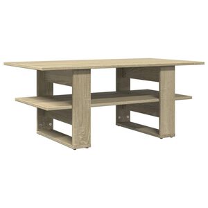 vidaXL kafijas galdiņ&scaron;, ozolkoka, 102x55x42 cm, inženierijas koks