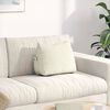 vidaXL Atpakaļ spilvens Krēmkrāsa 45 x 20 x 35 cm Korduroja audums