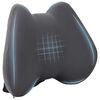 vidaXL Muguras spilvens Pelēks Atmiņas putas 40 x 32 x 14 cm