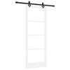 vidaXL Slīdo&scaron;ās durvis Balts 83 x 211 cm