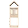 vidaXL Spēļu tornis Brūna 52,5 x 85 x 265 cm Ciets priedes koks