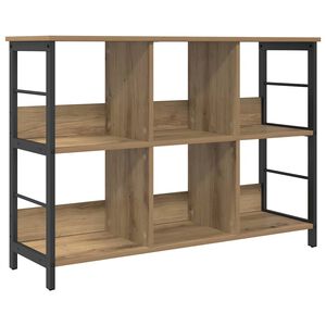 vidaXL Grāmatu plaukts 6 līmeņi 102 x 32 x 72,5 cm Inženierijas koks