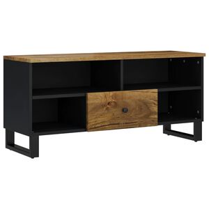 vidaXL TV skapis, 100x33x46 cm, mango masīvkoks, inženierijas koks